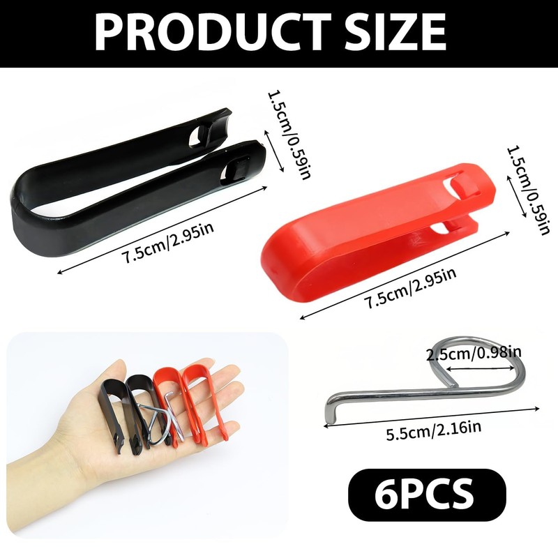 Wheel Bolt Caps Puller Pack of 6 - Wheel Bolt