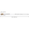 PANA Pure Kolinsky Nail Art Brush with Clear Acrylic Handle
