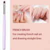 Faiteary Nail Art Brushes, 6PCS Nail Design Painting Brush Sets