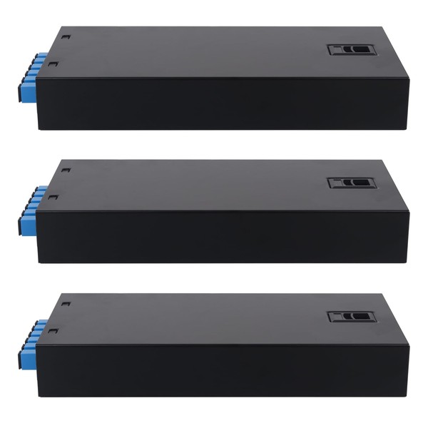 Duogalia 3-Pack SC-UPC 6 Simplex 6 Port Wall Mount Fiber