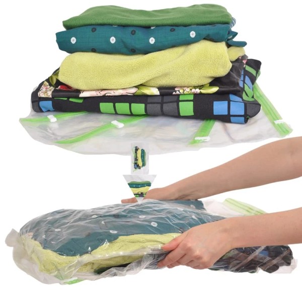 The Chestnut 8 Space Saver Bags, No Vacuum Needed, Roll-Up