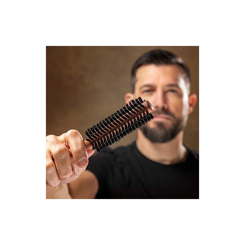 ZilberHaar - Styler - Cepillo redondo para barba y cabello
