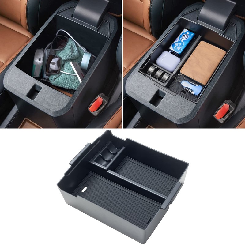 TOPINSTALL Center Console Tray Compatible with 2022-2026 Ford Maverick Accessories,