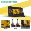 AUTOWIKI For 06-08 Honda Civic 4 Door Sedan Fog Lights