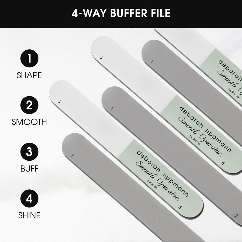 Deborah Lippmann Smooth Operator Nail Buffer File | 4-Way High