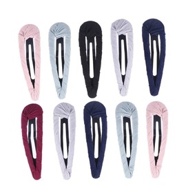 Gatuida 10pcs Handmade Cloth Hairpins Mixed Color Round Head Bobby Pins Hair Accessories for Women Elegant Design for All Hair Styles