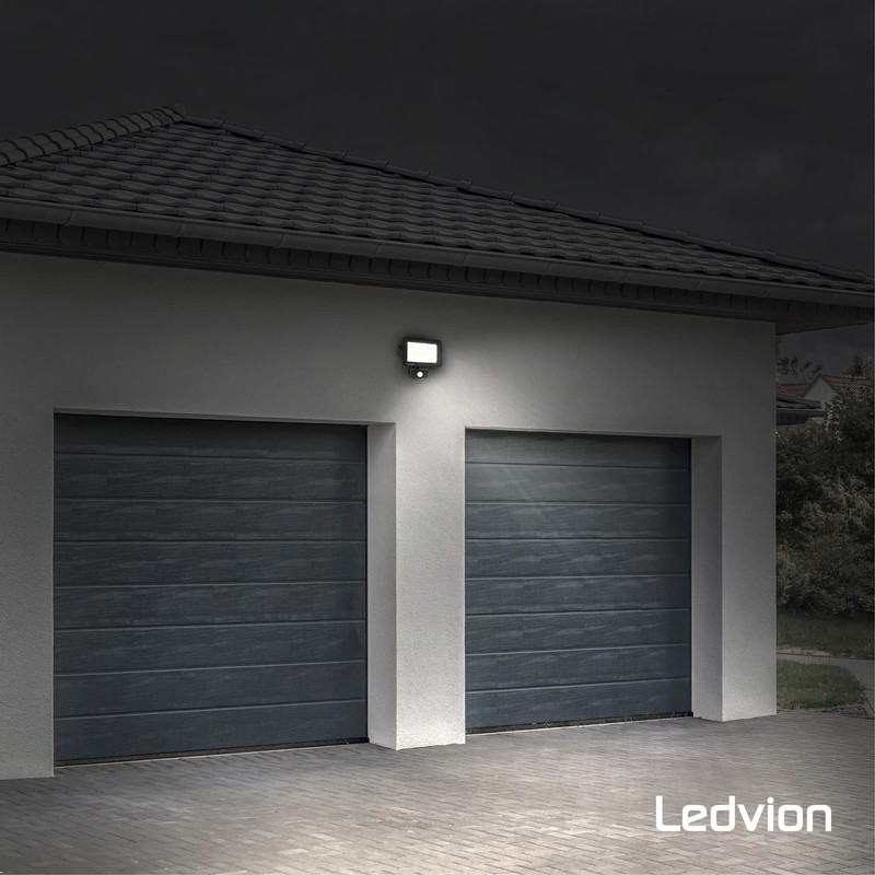 Ledvion Osram LED Spotlight with Motion Sensor, 30 Watt LED