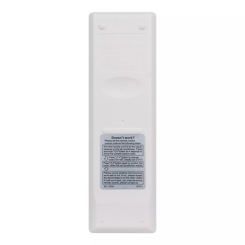 For Fujitsu Universal Replace Remote for Fujitsu Air Conditioner AR-REF3E