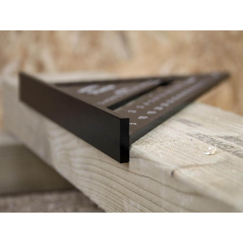 Faithfull FAICSQ7CNC Presitge Quick Square Black Aluminium 178mm (7in)