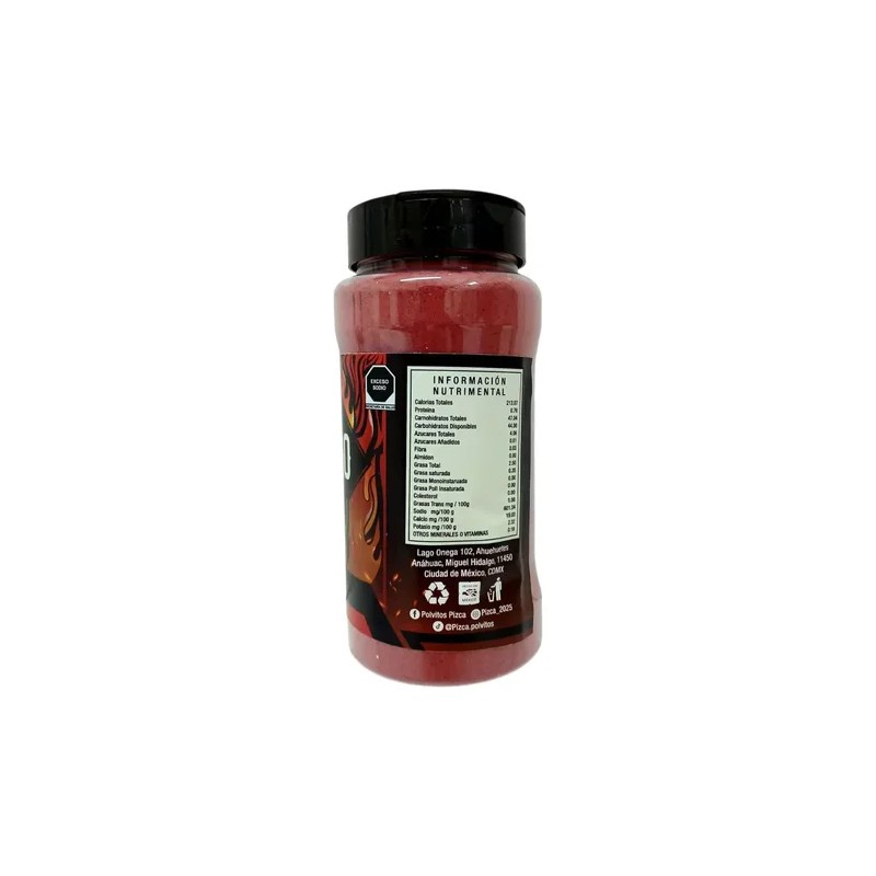 Pizca Polvo Sazonador 400gr Sabor Fuego