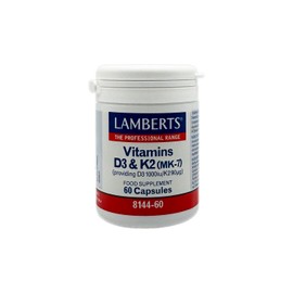 Lamberts Lamberts Vitamin D3 1000IU with K2 90g 60 Capsules