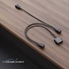 KabelDirekt 20-20-20cm 4-pin Molex (5.25“) 12V to 3 x 3-pin