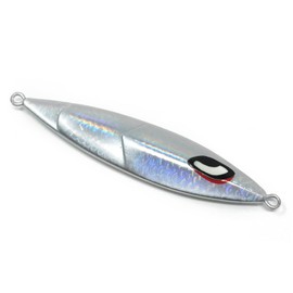 Reef Slow Fall Type D Metal Jig 80g Lures Jig Jigging Sinker Fishing Gear Slow Jigging Kanpachi Grouper Triggerfish Root Fish Sea Perch BAKSTORMS Bakstorm Scale Silver Glow
