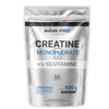 Creatina Monohidratada Y Glutamina 500g Raíces Pro Sin Sabor