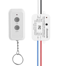 DEWENWILS Wireless Remote Control Light Switch And Receiver Kit 100 Ft RF Range