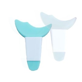 LUYING Eye Makeup Aid Mascara and Eyeshadow Paint Support Tool Auxiliary Pad Mascara Guard Set of 2 Anti-slip Handle Multifunctional Eye Makeup Assist Design Eyelash Block Card Eyelash Auxiliary Pad