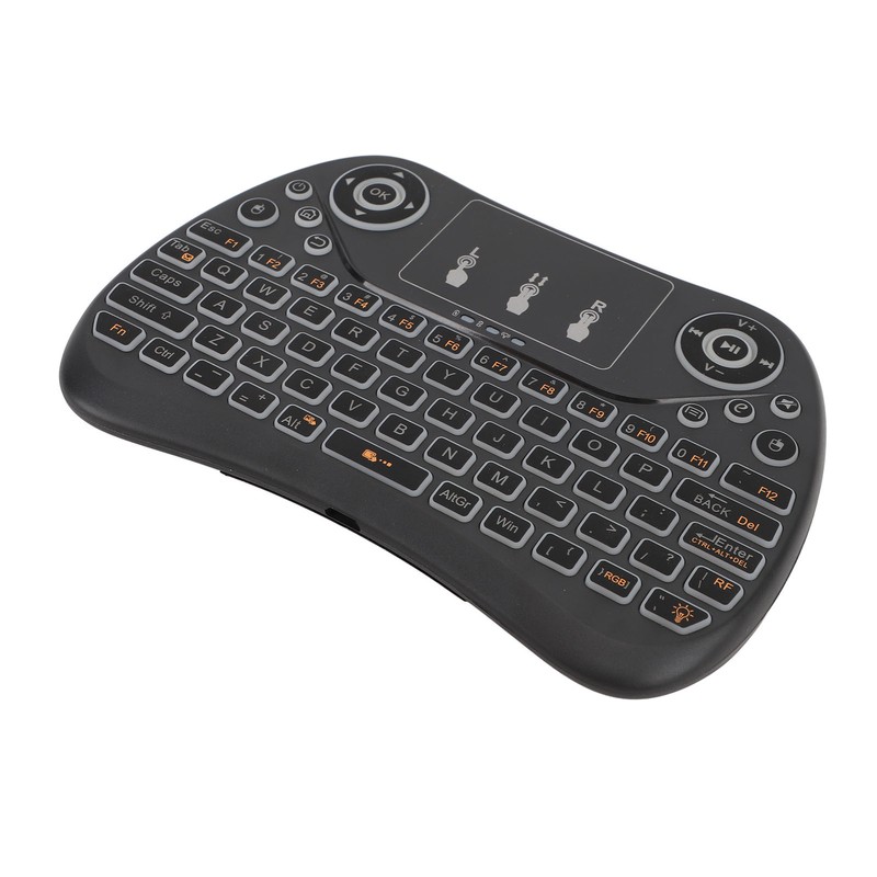 Mini Wireless Keyboard Touchpad Combo ABS Rechargeable Portable Remote Control