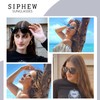 SIPHEW 2PCS Polarised Sunglasses Womens Classic Trendy Ladies Sunglasses with