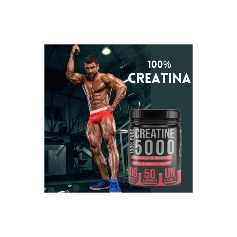 Creatina Monohidratada 100% pura sin sabor 500 grs - 50