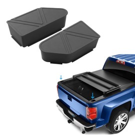 Shademax Upgraded Silicone Stake Pocket Covers Fit for 2023 2024 2025 2026 GMC Canyon/Chevy Colorado Accessories Truck Rear Holes Caps Colorado Bed Rail Hole Plugs Stake Pocket Caps Cover (Set of 2)
