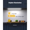 SUPERDANNY 16 Inch Under Cabinet Lights, Hand Wave Sensor 65