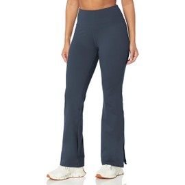 Danskin Women's Slit Flare Yoga Pants, Neo Navy