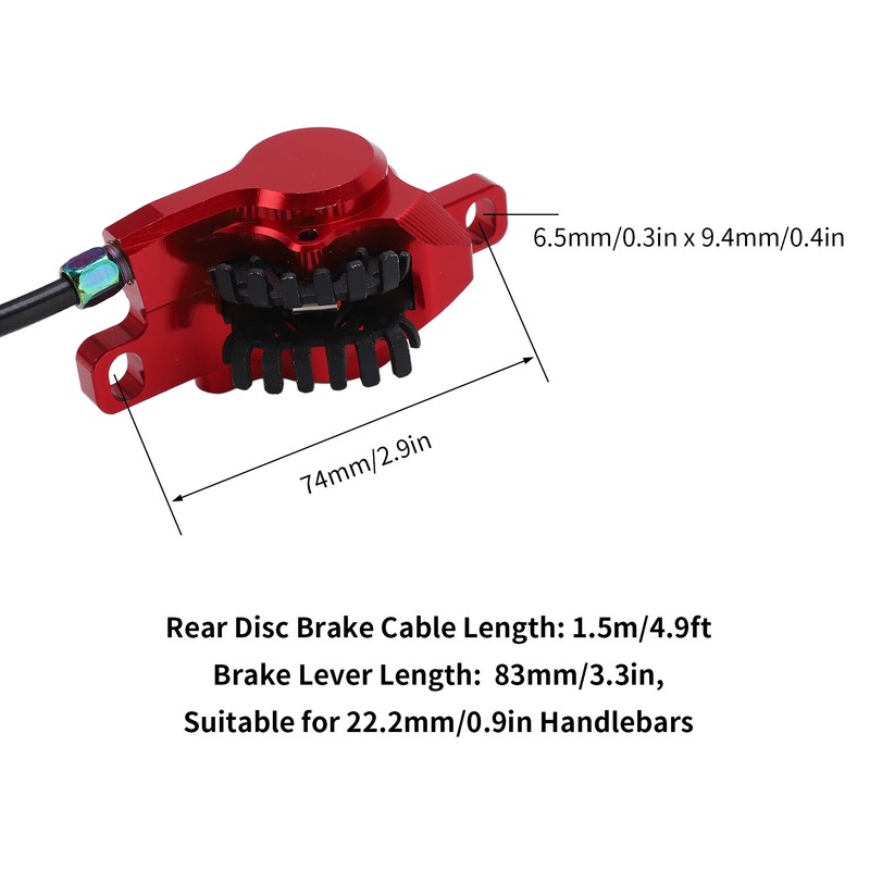 MEIJUN Bicycle Disc Brake Kit Front Rear Disc Brakes Conversion