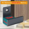 Alise Black Tile Display Wall Hanger Fastenerr,Stainless Steel Wall Mount