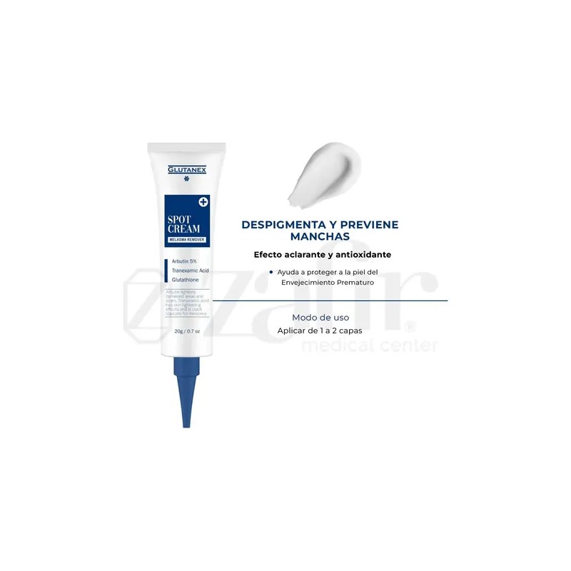 Crema Facial Despigmetante Glutanex Spot Cream Aclarante