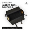 KVI, Extension Ladder Tool Tray Bag 2.0, Smart Zones &