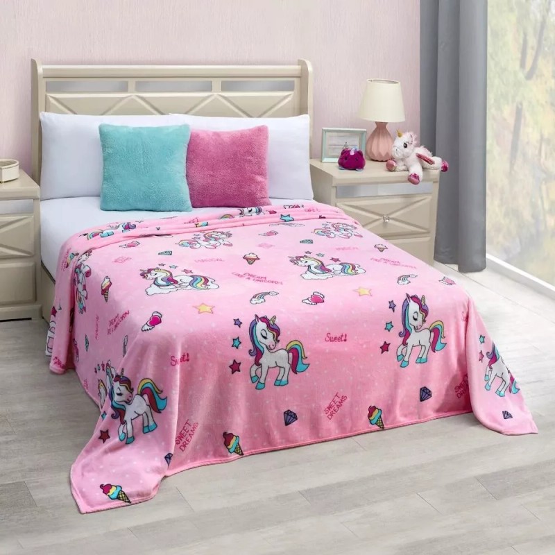 Elefantito Cobertor Ligero Individual Felicity Unicornio Elefantito