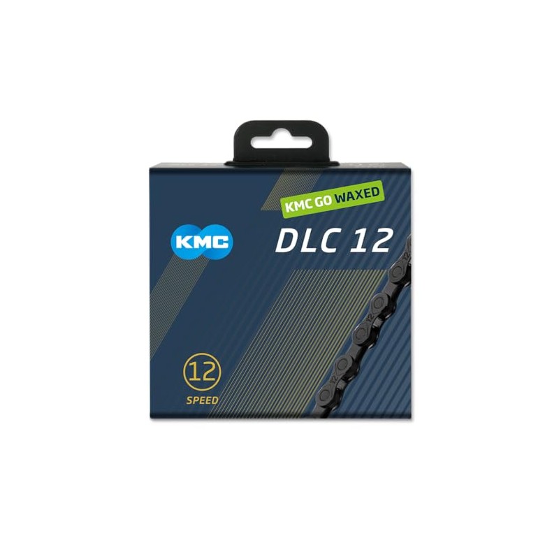 KMC Bicycle Chain, DLC12 Waxed, 1/2 Inch x 11/128 Inch,