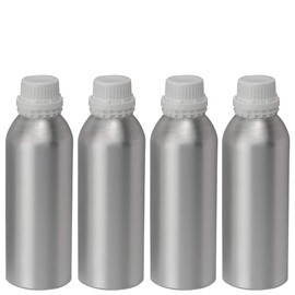 Devinez Multipurpose Anodized Aluminum Empty Bottle, 100ml (Pack of 4) with B Drop Nozzle & Cap with Seal, for Beauty, Essential Oils, Blends, Skin Care, Travel, Toners, Cosmetic & DIY