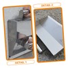 COHEALI Concrete Finishing Tool Stainless Steel Plaster Tool Ergonomic Wall