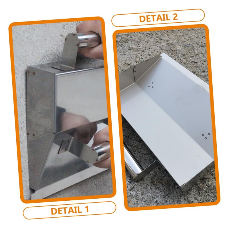 COHEALI Concrete Finishing Tool Stainless Steel Plaster Tool Ergonomic Wall