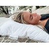 SnooozeGo Mini Duck Down Travel Pillow – Compact Feather Pillow