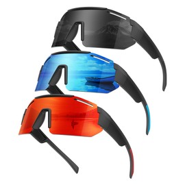 KALIYADI Polarized Youth Baseball Sunglasses: Kids Sunglasses for Boys Girls Sports Cycling Running UV400 Protection Age 3-12