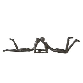 Casablanca – Design Sculpture – Loving – Iron – Burnished – Height 6 cm – Width 30 cm – Decorative Modern Figure