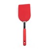 RSVP International Kitchen Tool Collection Flexible Nylon Spatula, Stainless Steel