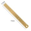 15cm Vintage Brass Ruler Copper Ruler Straight Ruler Drawing Ruler