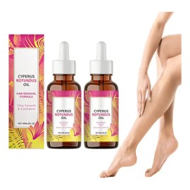 Aceite Natural De Cyperus Rotundus Para La Depilación 2pcs Natural Rotundus Oil For Hair Removal