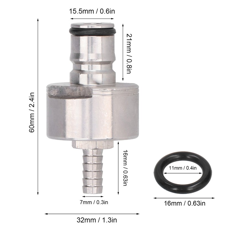 Carbonation Cap with O Ring Stainless Steel Carbonate Cover Home