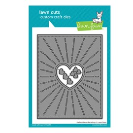 Lawn Fawn LF3320 Radiant Heart Backdrop Dies