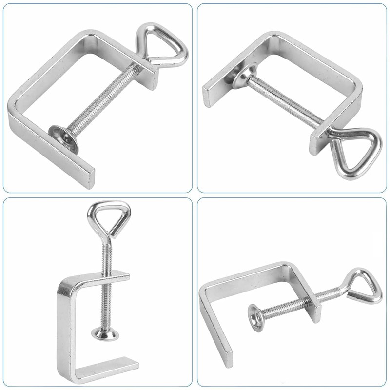 RUNEAY C Clamp Pack of 2, Table Clamp, C Clamp