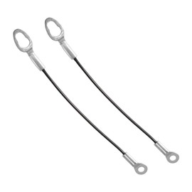 YOLLKY Rear Tailgate Lift Support Cables Tailgate Lift Support Straps 65770-0K010 - Compatible for Toyota Hilux Vigo MK6 MK7 Pickup 2005-2015 - Set of 2