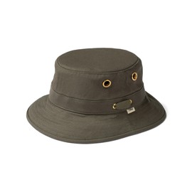 Tilley Womens Iconic T1 Bucket Hat, Olive, 7 5/8 US