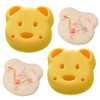 2 Pcs Sandwich Cutter Cute Bear Sandwich Cutters for Children