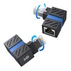 Cable Matters 2-Pack 10Gbps 360° Rotatable Cat 6A Right Angle