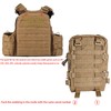 Tactical Mini Molle Hydration Pack,Molle Hydration Carrier with IFAK Pouch&US
