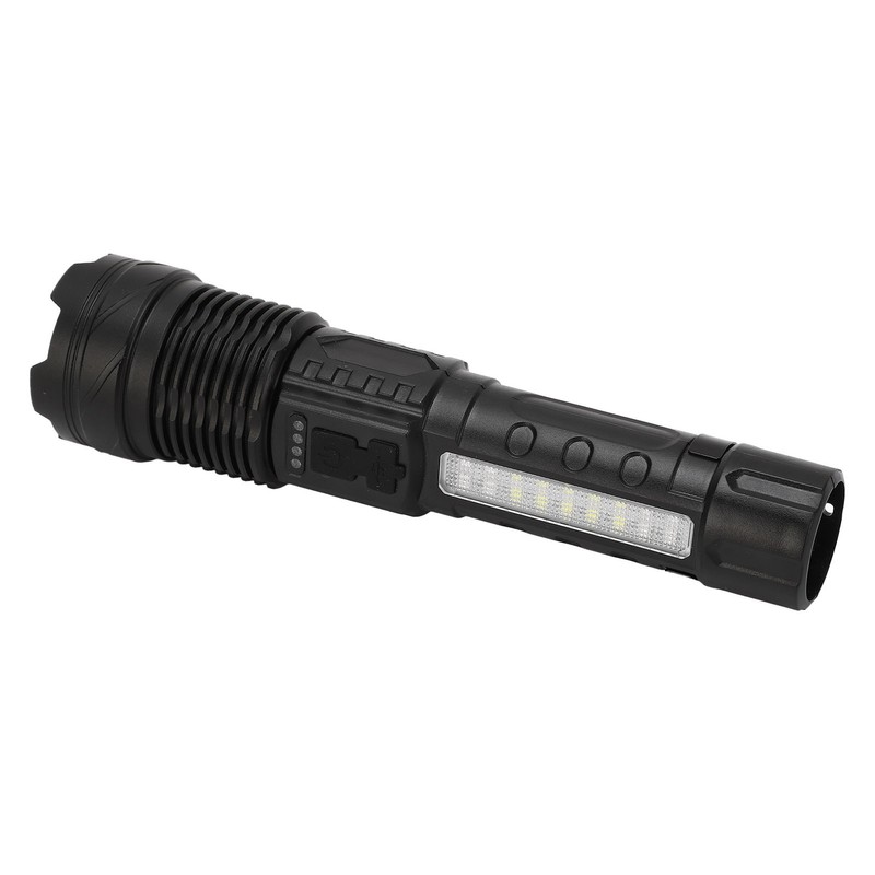 LED Bright Flashlight COB Work Light USB Rechargeable IPX4 Outdoor